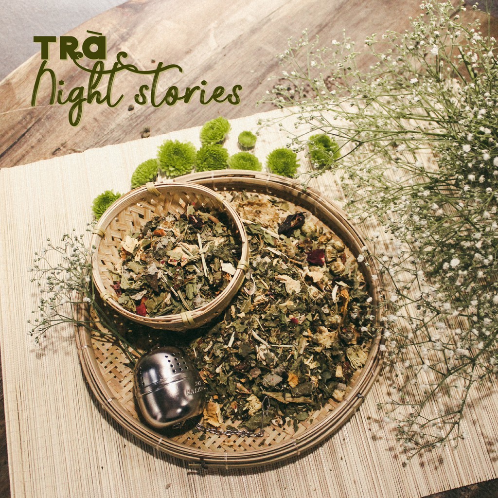 Trà Night Stories giúp giảm căng thẳng, ngủ ngon - Trà Hoa The Tea Stories