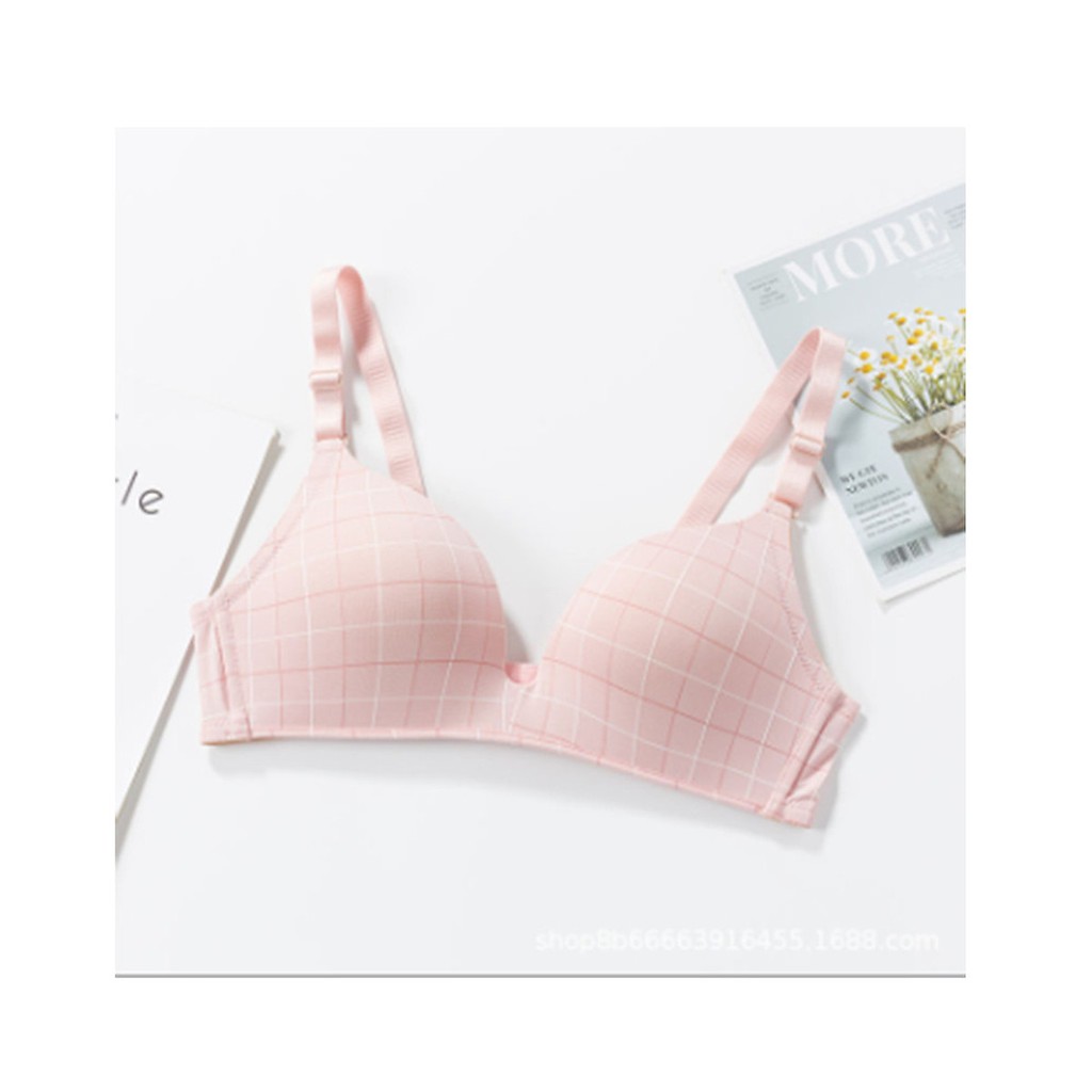 [Mã FAMARAL1 giảm 10K đơn từ 50K] Áo Lót Không Gọng Đệm Mỏng Loirechic BRC02 Kẻ caro + Đệm liền + 3 Nấc cài | BigBuy360 - bigbuy360.vn