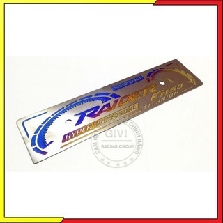 Bảng Tên Titanium GR5 Lắp Xe Máy