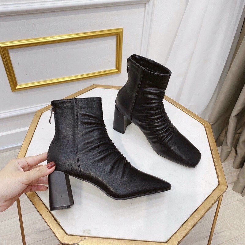 Boot nhăn lì chun siêu ôm chân(fullboxl1) | BigBuy360 - bigbuy360.vn