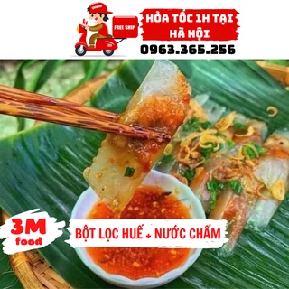 Bánh bột lọc Huế Set 35 bánh kèm nước chấm ngon đặc biệt [ Hỏa tốc tại Hà Nội ] 3M FOOD DS