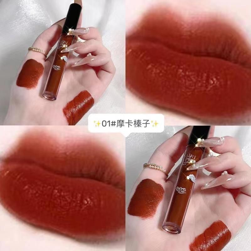 Set Son Cổ Trang Vongee Hộp Màu Đen - Set Son Cổ Trang Màu Đỏ- Set Son Đẹp | BigBuy360 - bigbuy360.vn