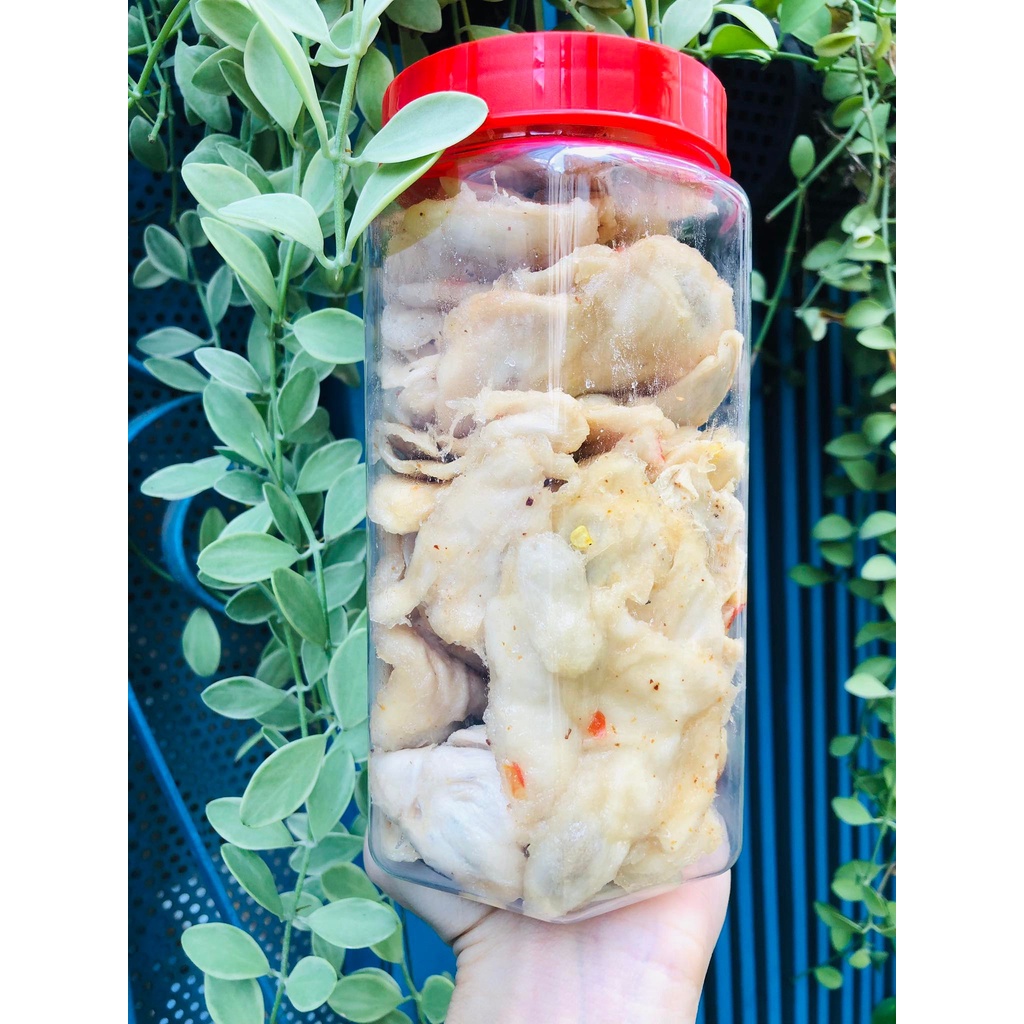 500g Mãng cầu sấy dẻo xốc muối ớt cay cay chuẩn vị nhà làm 100% mãng cầu hái vườn quê