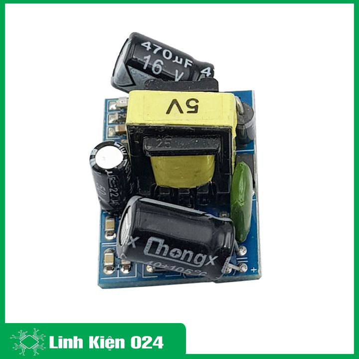 Mạch nguồn xung mini 5V 700mA loại mới, module bảo vệ quá dòng, quá nhiệt, quá nguồn, ngắn mạch