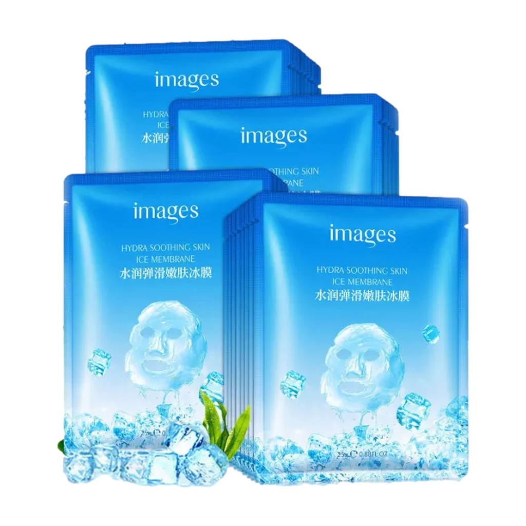 Mặt nạ dưỡng da giấy chống lão hóa dưỡng ẩm trắng da giảm mụn đá băng images LUVELA MN10 | BigBuy360 - bigbuy360.vn