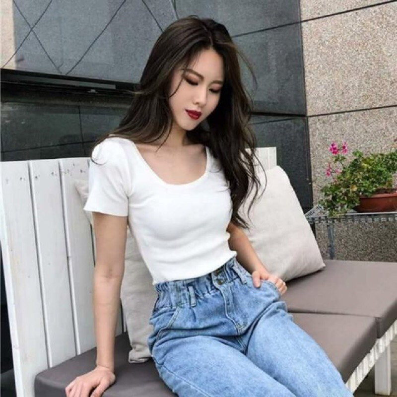 Áo Thun Croptop nữ thiết kế trẻ trung, Vải Loại 1 mặc mát, đẹp