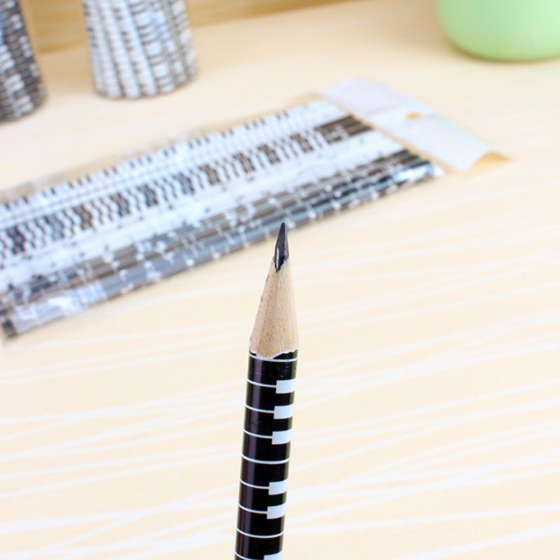 Set 36 Bút Chì 2B Hình Nốt Nhạc Xinh Xắn