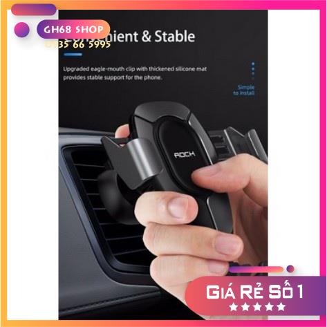 Giá đỡ Rock kẹp điện thoại cửa gió xe hơi Gravity air Vent car mount Pro chính hãng- Sản phẩm mới