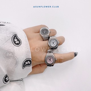 Nhẫn đồng hồ mini