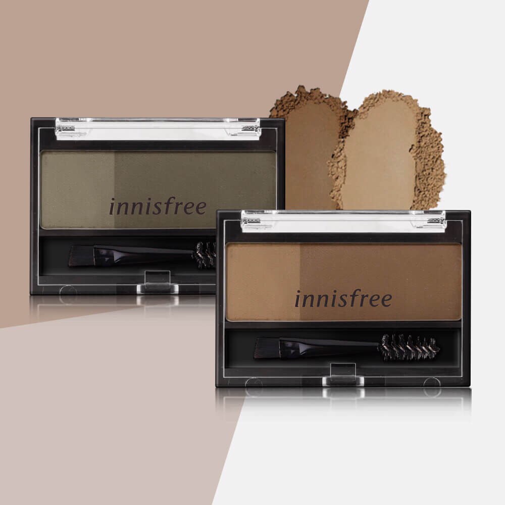 Bột Tán Chân Mày IINNISFREE TWOTONE EYE KIT