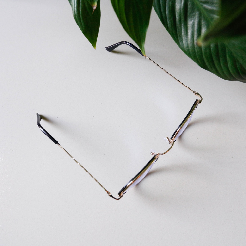 Gọng kính kim loại mắt tròn nam nữ phù hợp mặt nhỏ càng kính nhẹ nhàng màu sắc thời trang ONESTORE