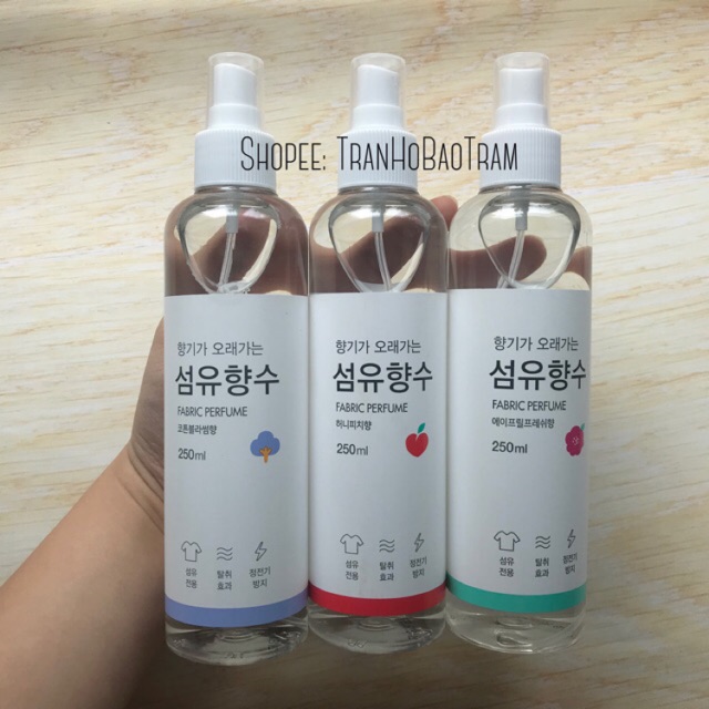 Xịt thơm quần áo Fabric Perfume 250ml