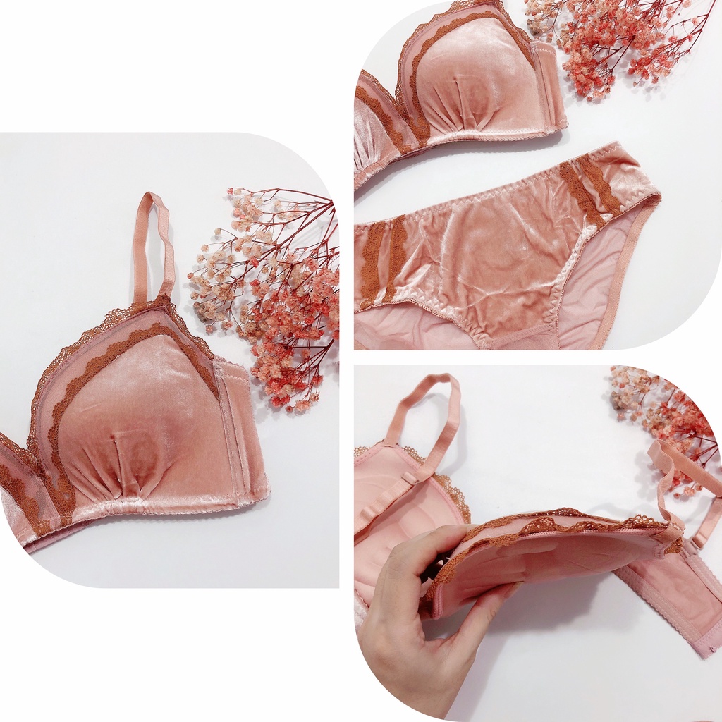 Thanh lý - các set đồ lót nữ không gọng mút dày siêu nâng ngực tạo khe