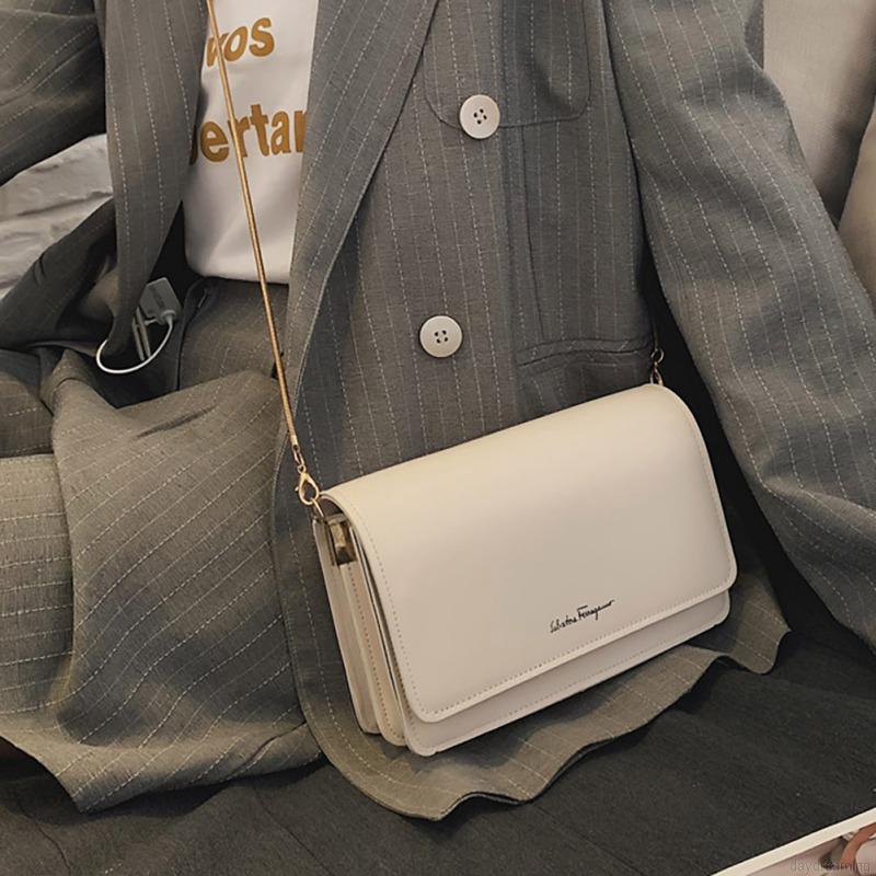 Túi da PU đeo chéo thời trang cho nữ