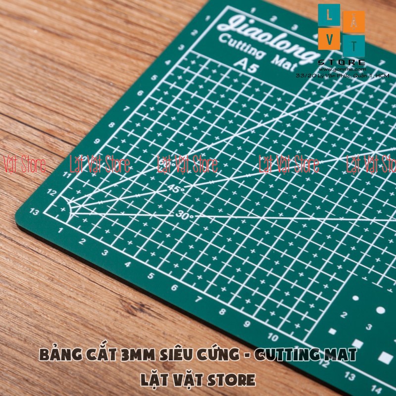 Bảng cắt làm đồ thủ công, tấm lót siêu cứng - Cutting Mat khổ A2,A3, A4, A5 - Dày 3mm