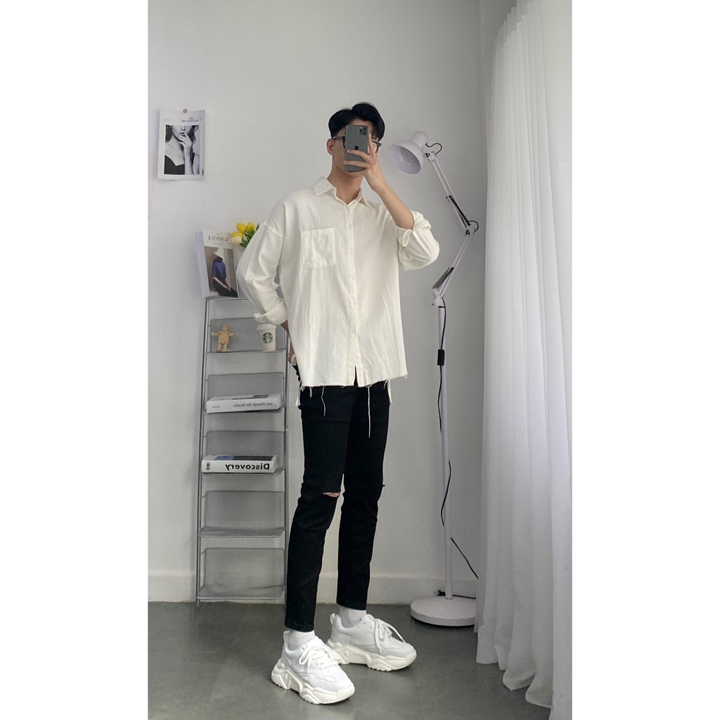 Sơ mi tay dài M1966 (hình chụp thật) | BigBuy360 - bigbuy360.vn