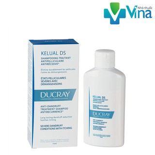  Dầu gội dành cho người bị gàu nặng Kelual DS Shampoo - Ducray 100ml