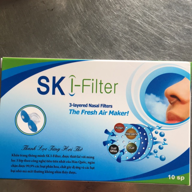 Khẩu trang mũi SK Filter lọc bụi kháng khuẩn | BigBuy360 - bigbuy360.vn