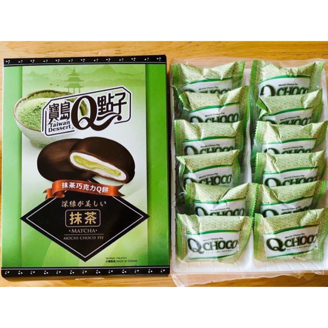 Bánh Chocopie mochi matcha date 10/2020