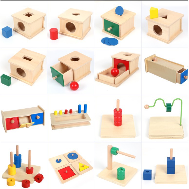 Set 20 món giáo cụ Montessori 0-3