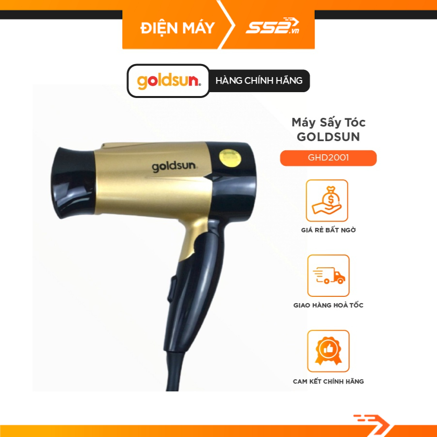 Máy sấy tóc Goldsun GHD2001- Hàng Chính Hãng