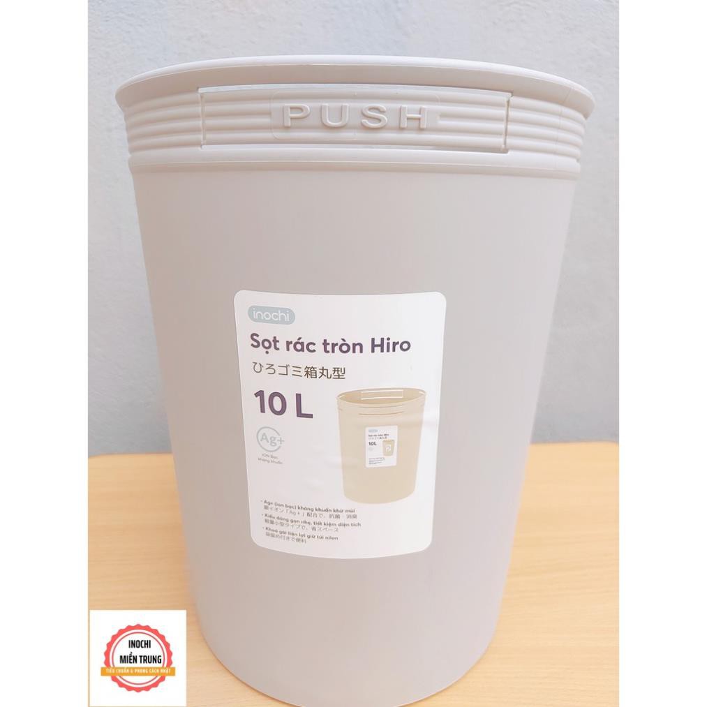 Sọt rác văn phòng nhựa cao cấp mẫu mã đẹp, gọn nhẹ Inochi 5L-10L-15L