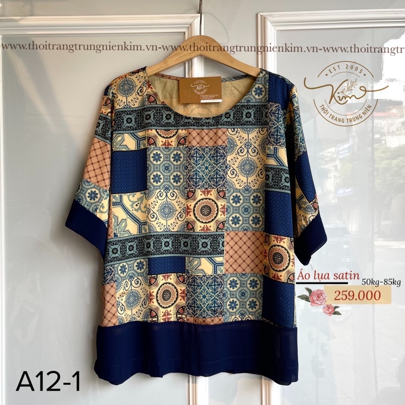 Áo lụa trung niên Bigsize | BigBuy360 - bigbuy360.vn