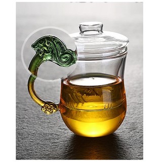 Cốc pha trà thủy tinh zeno CLL04