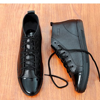 Giày DA BÒ nguyên miếng Cổ lửng Smartmen GD3-05