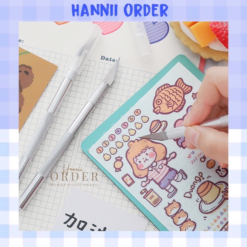 Bút rọc giấy, dao cắt sticker washi