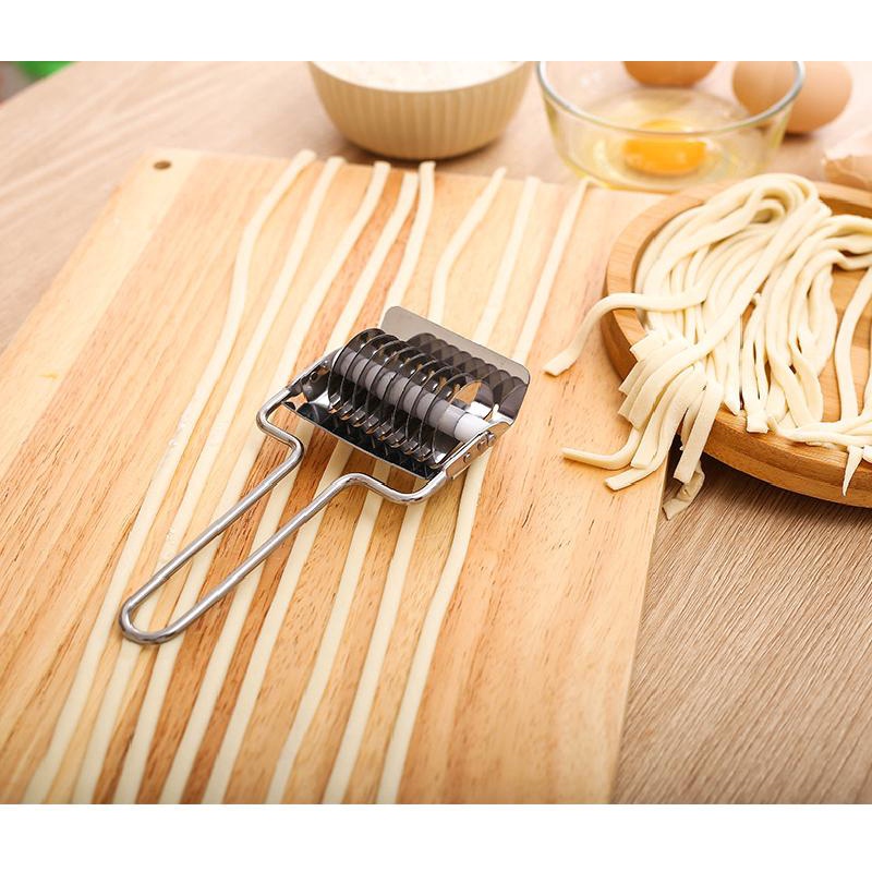 JOSMOMO1 bộ phụ kiện nhà bếp tiện ích dao cắt mì Ý bằng thép không gỉ Dụng cụ cắt rau mùi tây dụng cụ nấu ăn