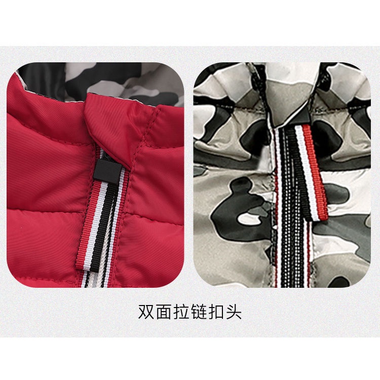 Áo Khoác Phao Dày Dặn Ấm Áp Thời Trang Mùa Đông Cho Bé Trai