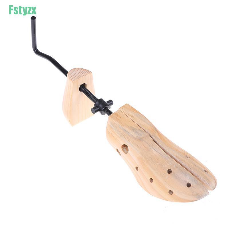 fstyzx Unisex women men wooden adjustable 2-way shoe stretcher shoe expander shaper