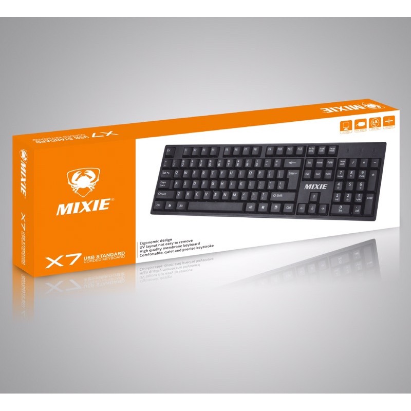 [SALE 10%] Bàn phím máy tính có dây, keyboard Mixie X7