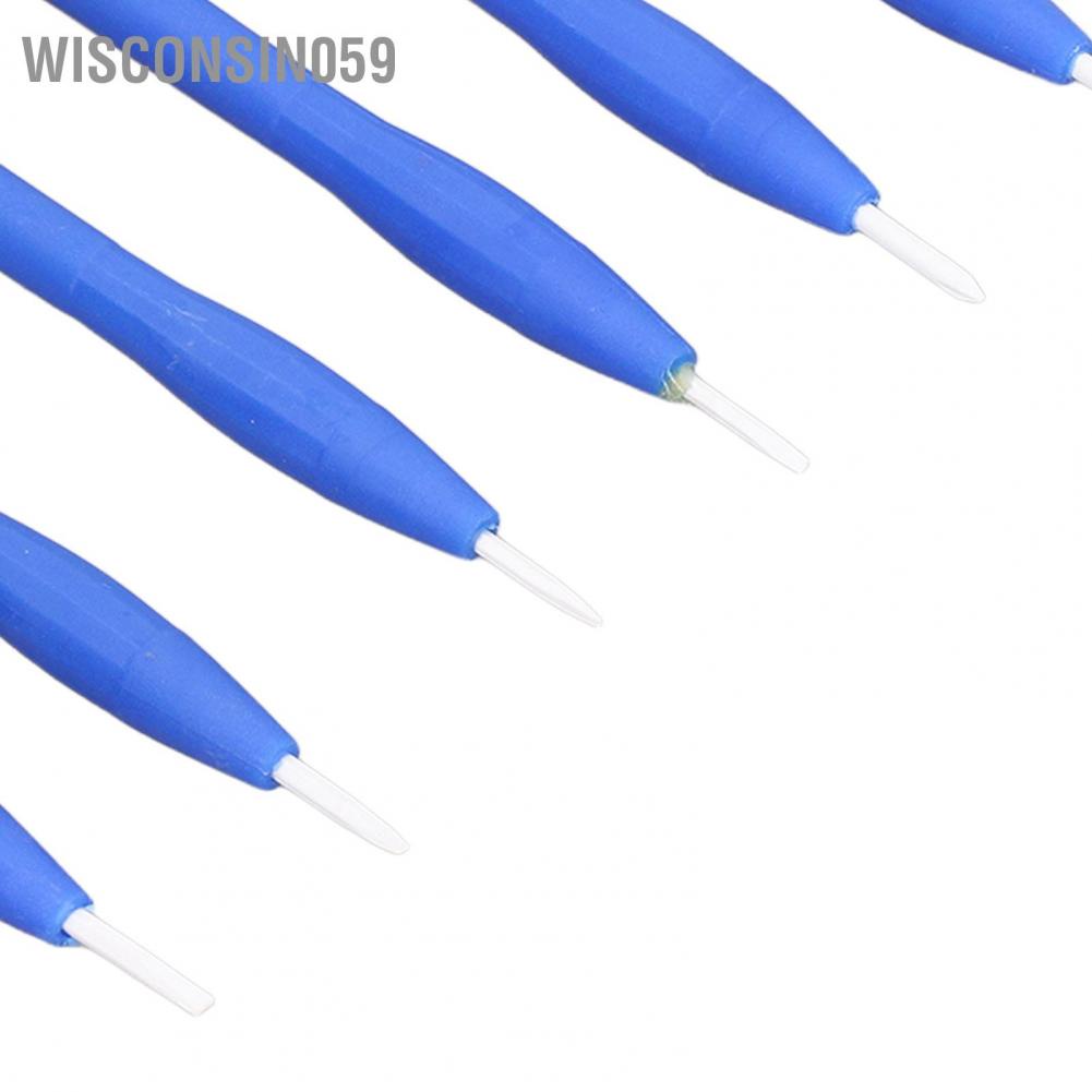 Wisconsin059 8PCS Screwdriver Set Zirconia Ceramic Insulated Handle Screwdrivers Slot and Cross Driver Bits
