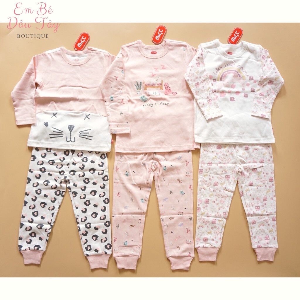 Bộ ngủ bé trai bé gái mẫu giáo thun cotton 2-5 tuổi (13-20kg) Shilav xuất dư xịn. Bộ dài mặc nhà, đồ ngủ chất mềm mại