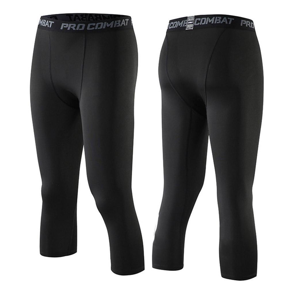 Quần Legging Thể Thao Co Giãn Tốt Khô Thoáng Nhanh Thời Trang Cao Cấp Cho Nam