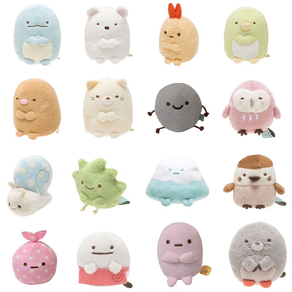 Móc khóa búp bê nhồi bông SAN-X Sumikko Gurashi mềm mại phong cách Nhật Bản đáng yêu 3.15''
