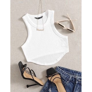 Áo croptop bất đối xứng