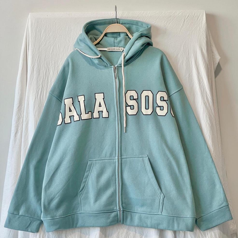 Khoác Hoodie Sara SoS Mũ Roonmgj Form To Nam Nữ Hoodie Unisex Tay Bồng