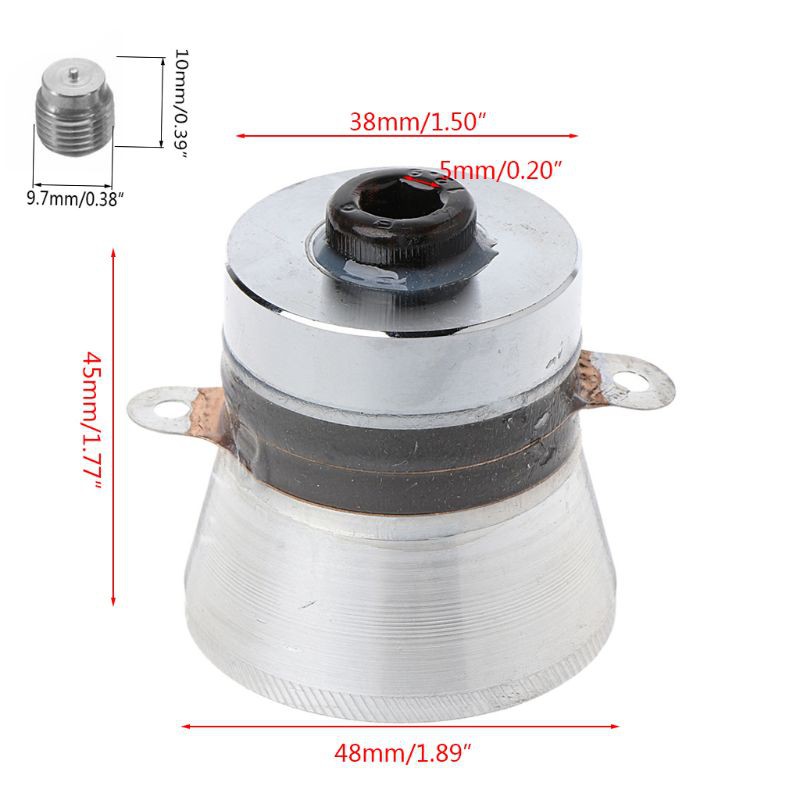 Trống rung siêu âm 100W 60w 40khz cho Bộ chuyển đổi làm sạch điện áp công suất cao cho máy rửa siêu âm