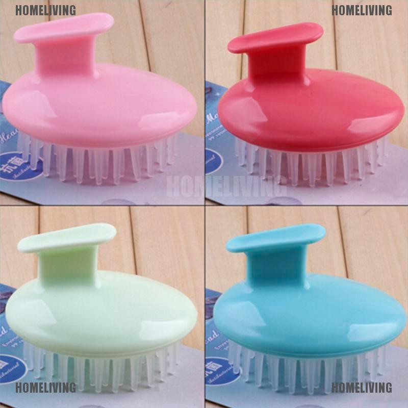 Dầu Gội Đầu Mát Xa Da Đầu Bằng Silicone Tiện Dụng