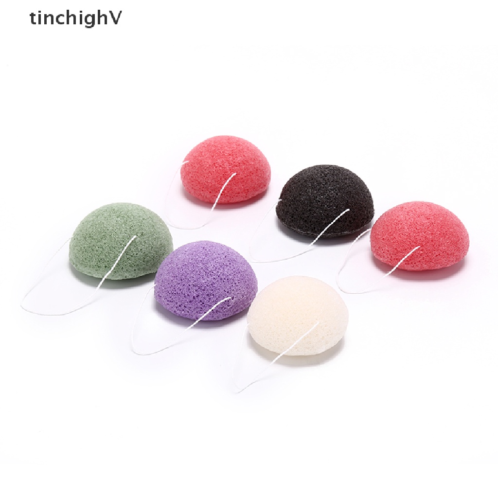 Set 2 Mút Rửa Mặt Than Tre Tròn Tự Nhiên Mềm Mại