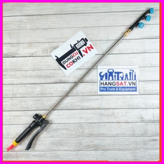 Cần tưới cây, phun thuốc sâu, loại cần rút 1.2m, đầu phun sương 3 mắt, đã đấu sẵn đầu ra