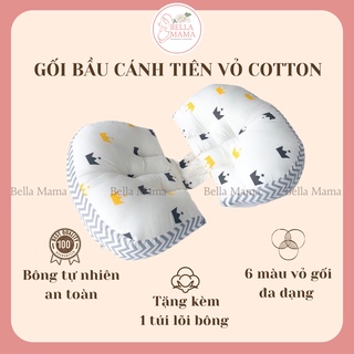 Gối Bầu Cánh Tiên Đa Năng 100% Cotton Nâng Đỡ Bụng Bầu Giảm Đau Lưng Hàng Việt Nam Bella Mama Gb02