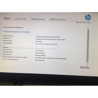 Xác máy Barebone HP EliteDesk 800G1,G2,G3,G4 Tiny + CPU