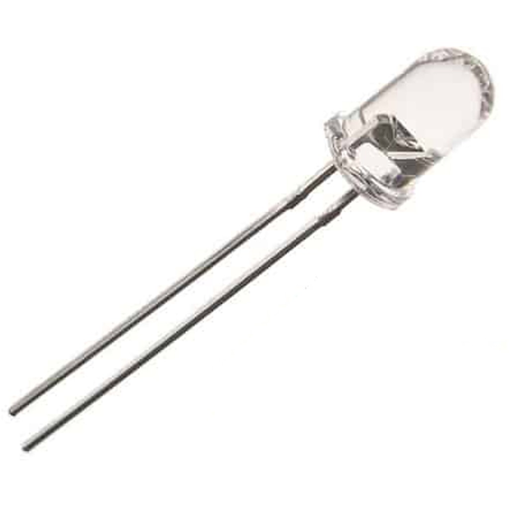 Combo 10 con Led trong 5mm màu đỏ, trắng, xanh dương, xanh lá, vàng