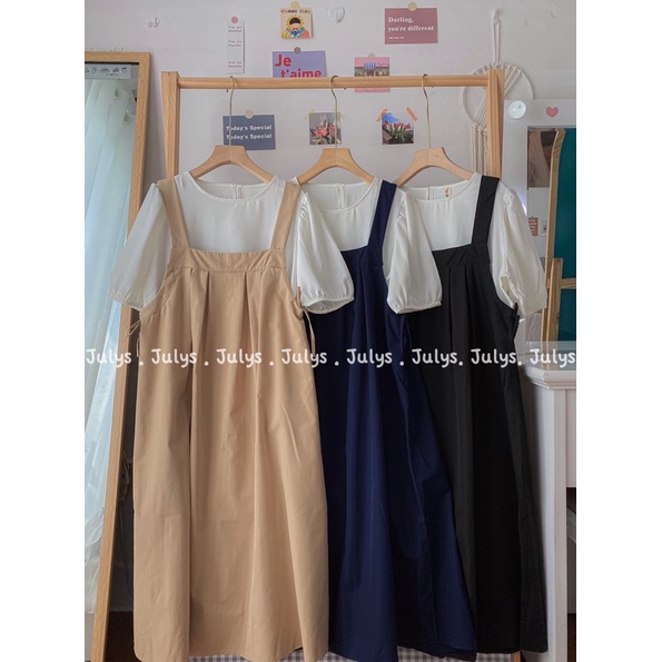 Set yếm ulzzang dài 2 chi tiết (ảnh thật shop chụp kèm video) | BigBuy360 - bigbuy360.vn