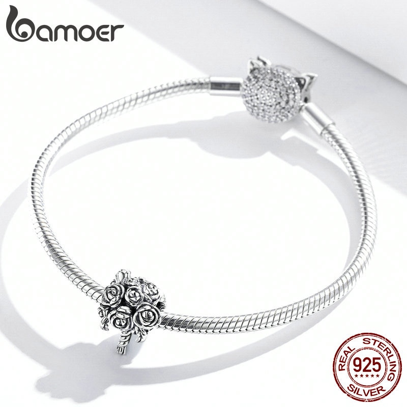 Bamoer Vòng Tay BạC 925 Trang Sức Thời Trang Cho Nữ SCC1566