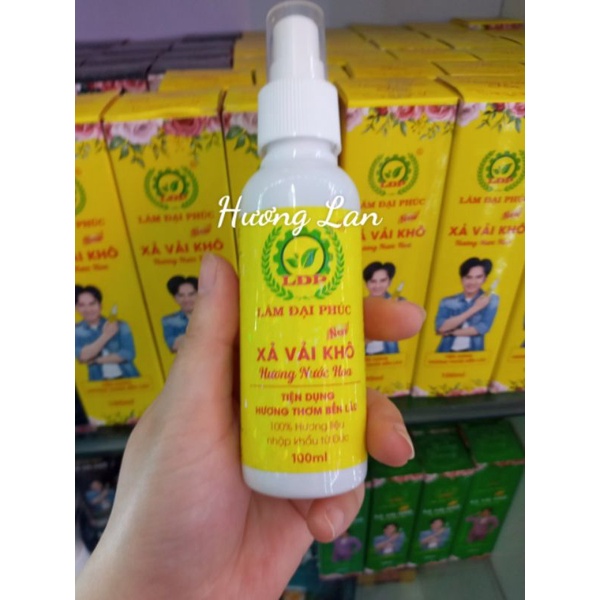 Xịt thơm quần áo Hương thơm nước hoa chai 100ml,khử mùi hôi mềm vải lưu hương lâu